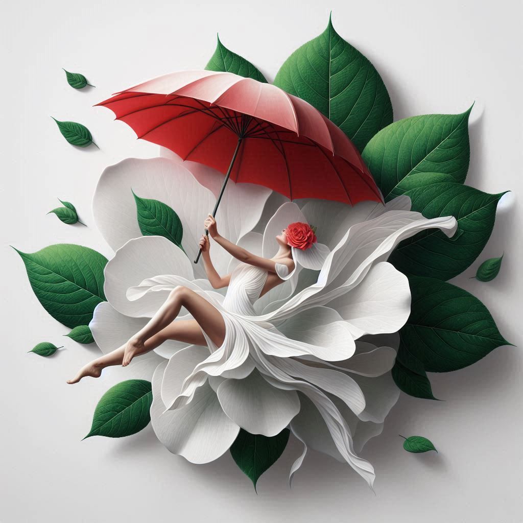 A flower girl