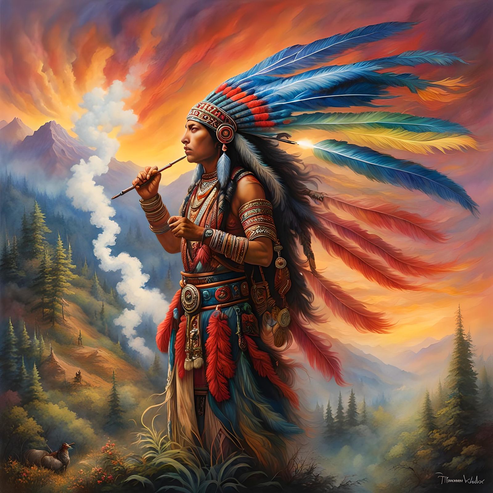 Native American   by @Happy Jack