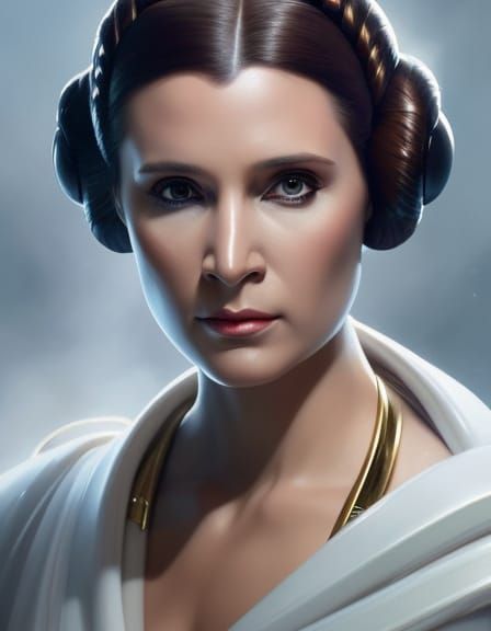 Princess Leia - AI Generated Artwork - NightCafe Creator