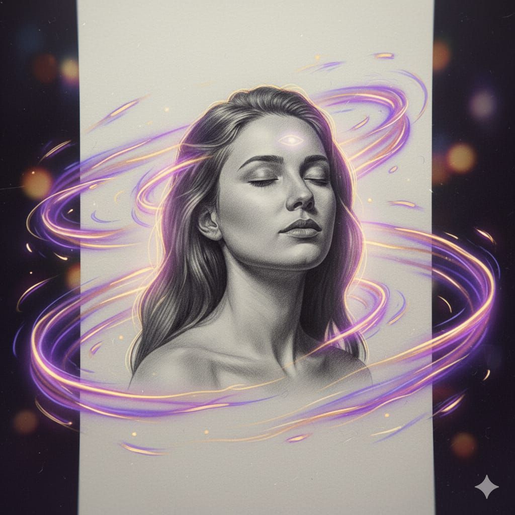 Girl's Spiritual Awakening ✏️🌟 Gemini 2.5