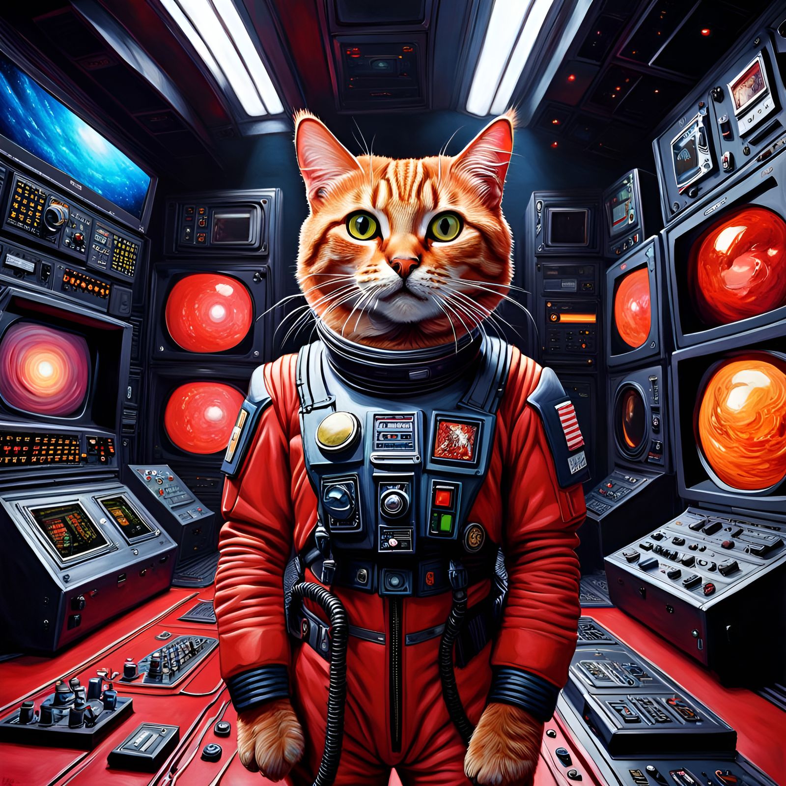 Ground Control to Major Tom Cat  by @Mike Stone