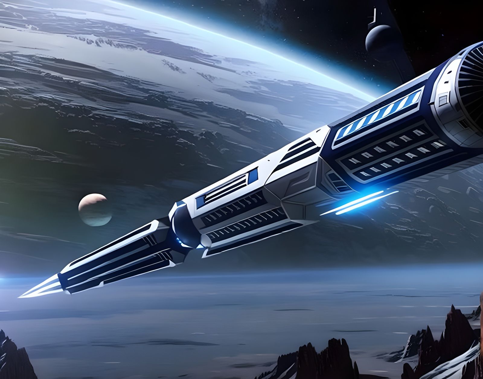 The Generation Interstellar Explorer v.04 AI Generated Artwork