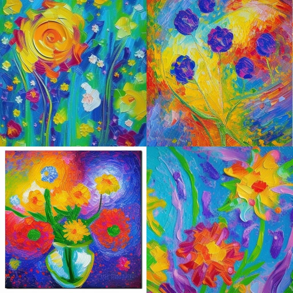 90s Party flower Galaxy