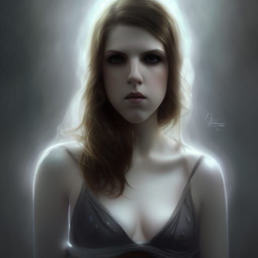 Anna Kendrick, ghost, bikini, ghostly, gothic
