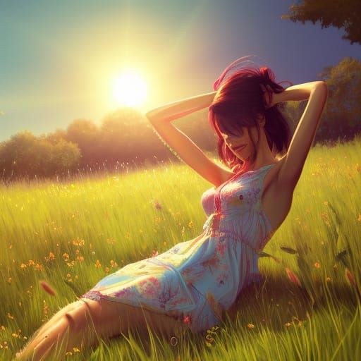 Basking under the sun