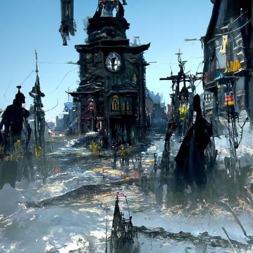 swampy ghost town
