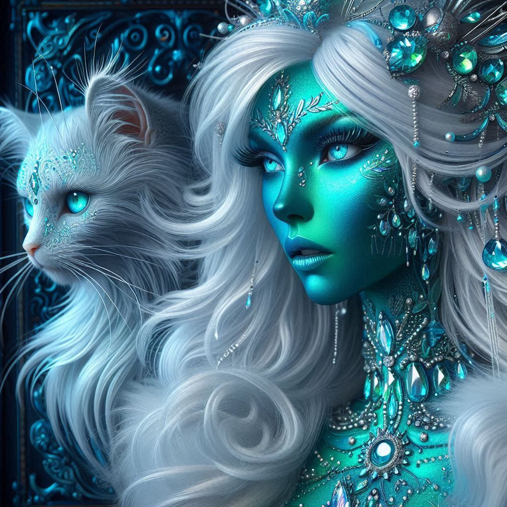 otherworldly humanoid female I.