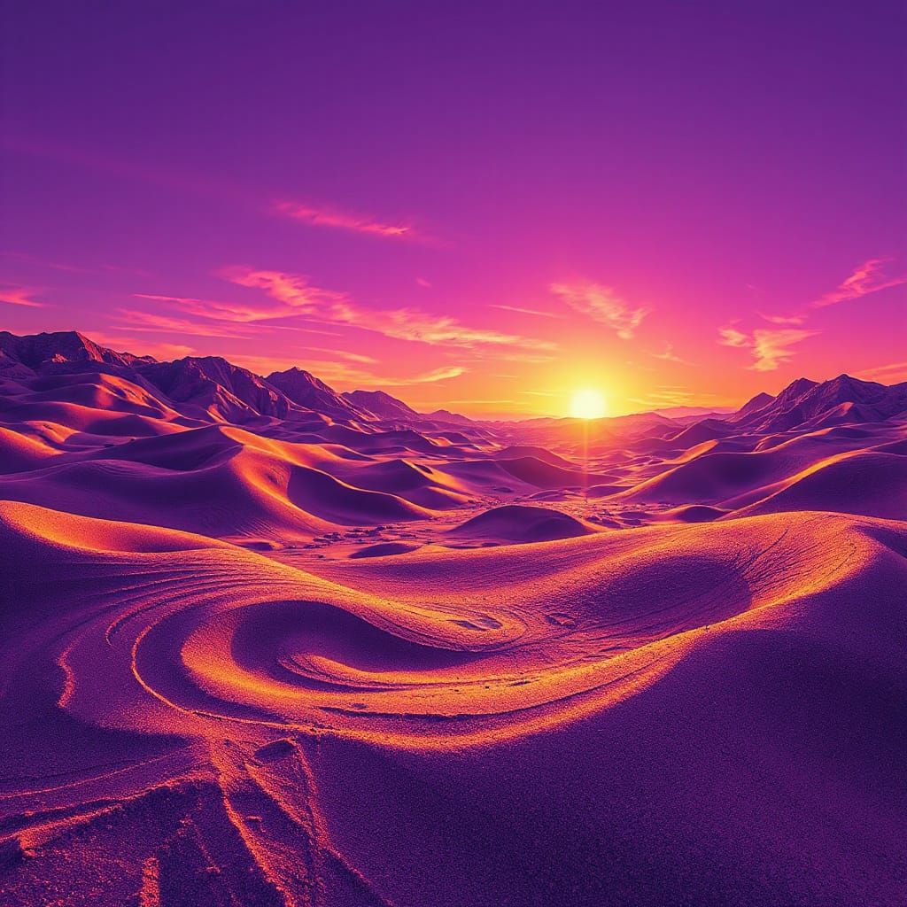 Desert sunset  by @Eldrad Syl