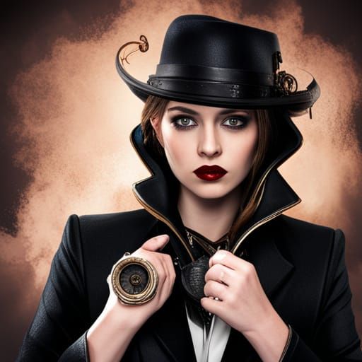 Steam punk detective noir