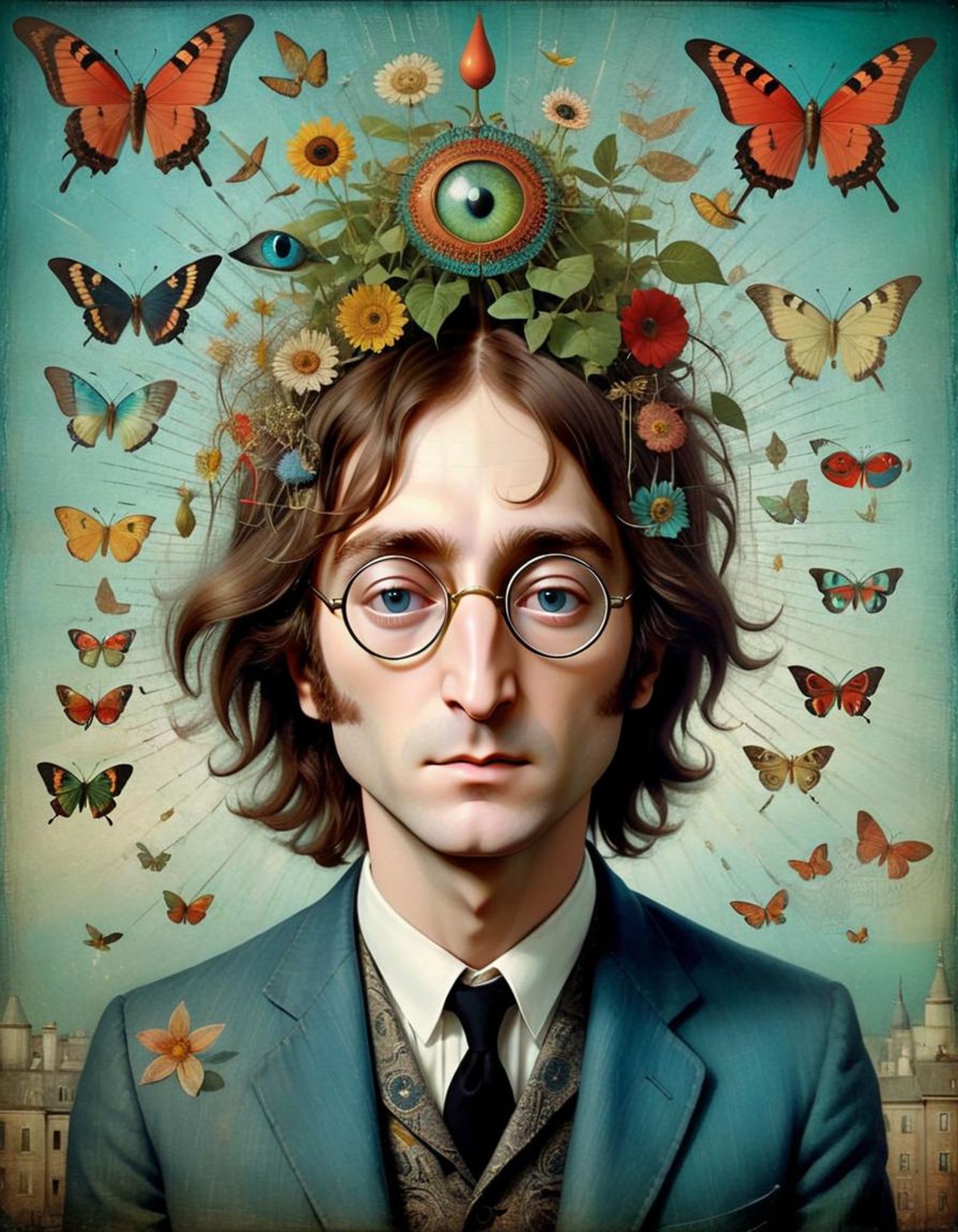 Imagine john lennon. - AI Generated Artwork - NightCafe Creator