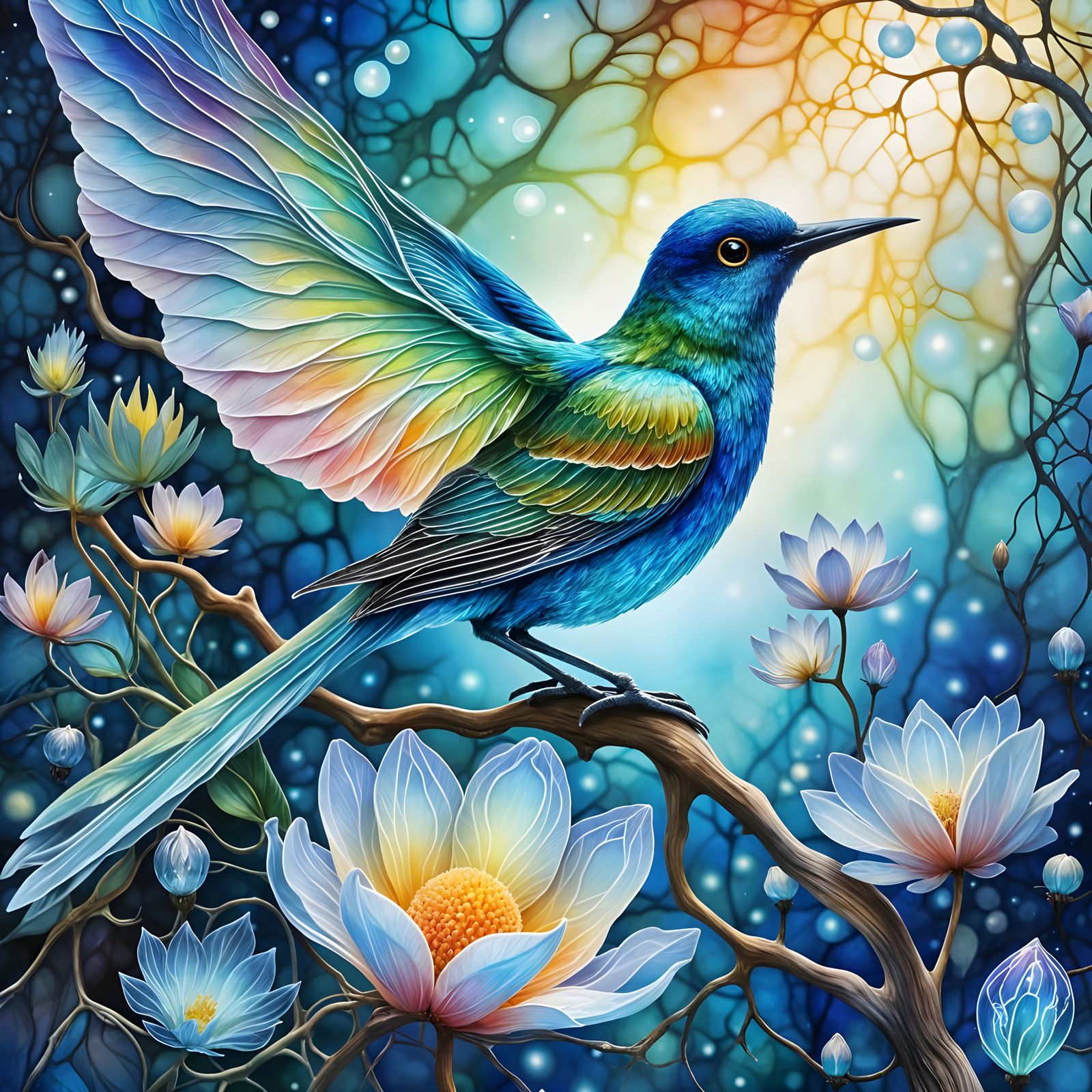 Blue Glass  by @Lulu