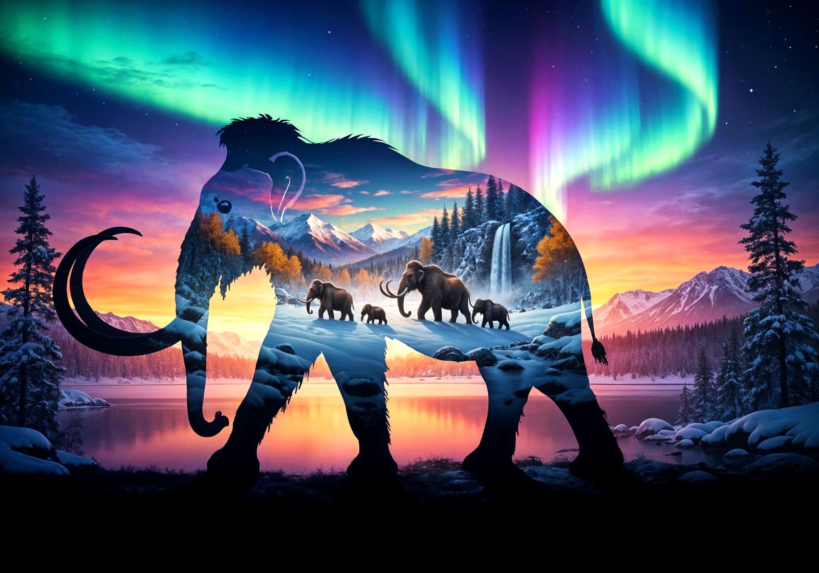 Woolly mammoth  by @Ylona