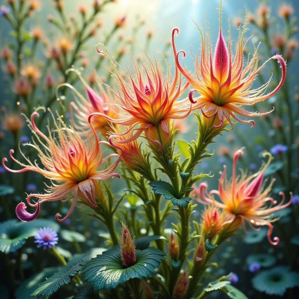 <lora:Eco Flow:1.0> MACRO EXTREMELY INTRICATE PHOTOREALISTIC SCIENTIFIC DETAILING BOTANICAL MASTERPIECE