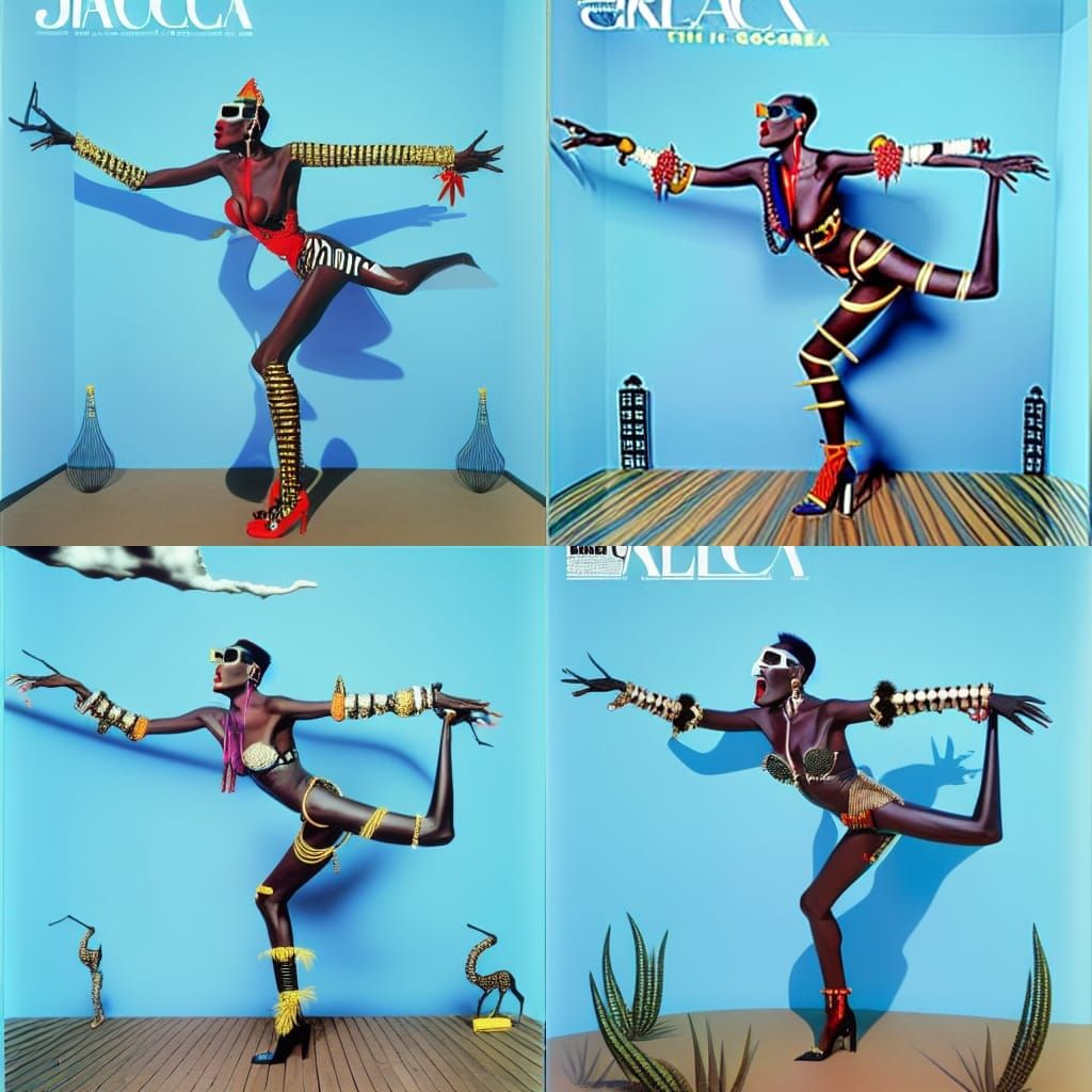grace jones, album art, island life