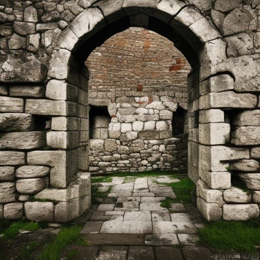 Ruins of a medieval castle