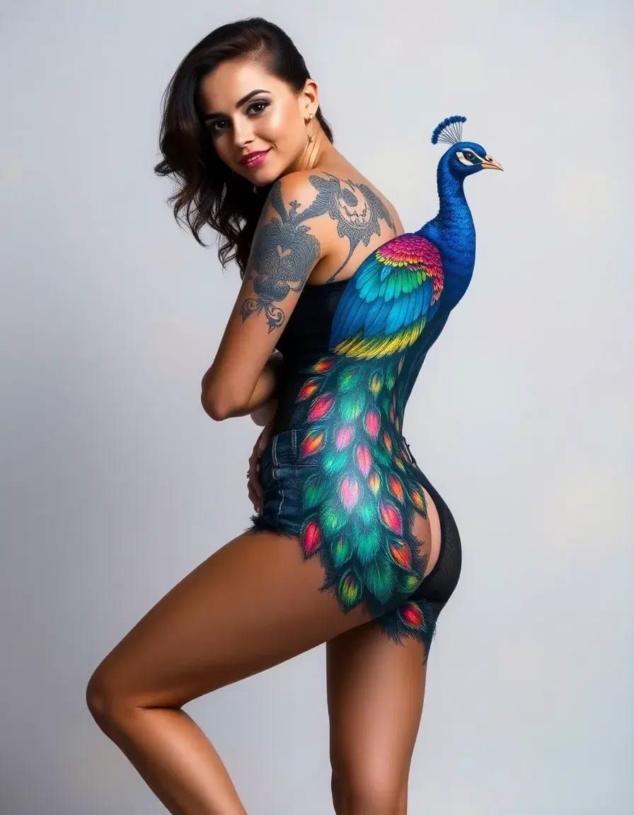 Arepresentation of a confident and artistic woman