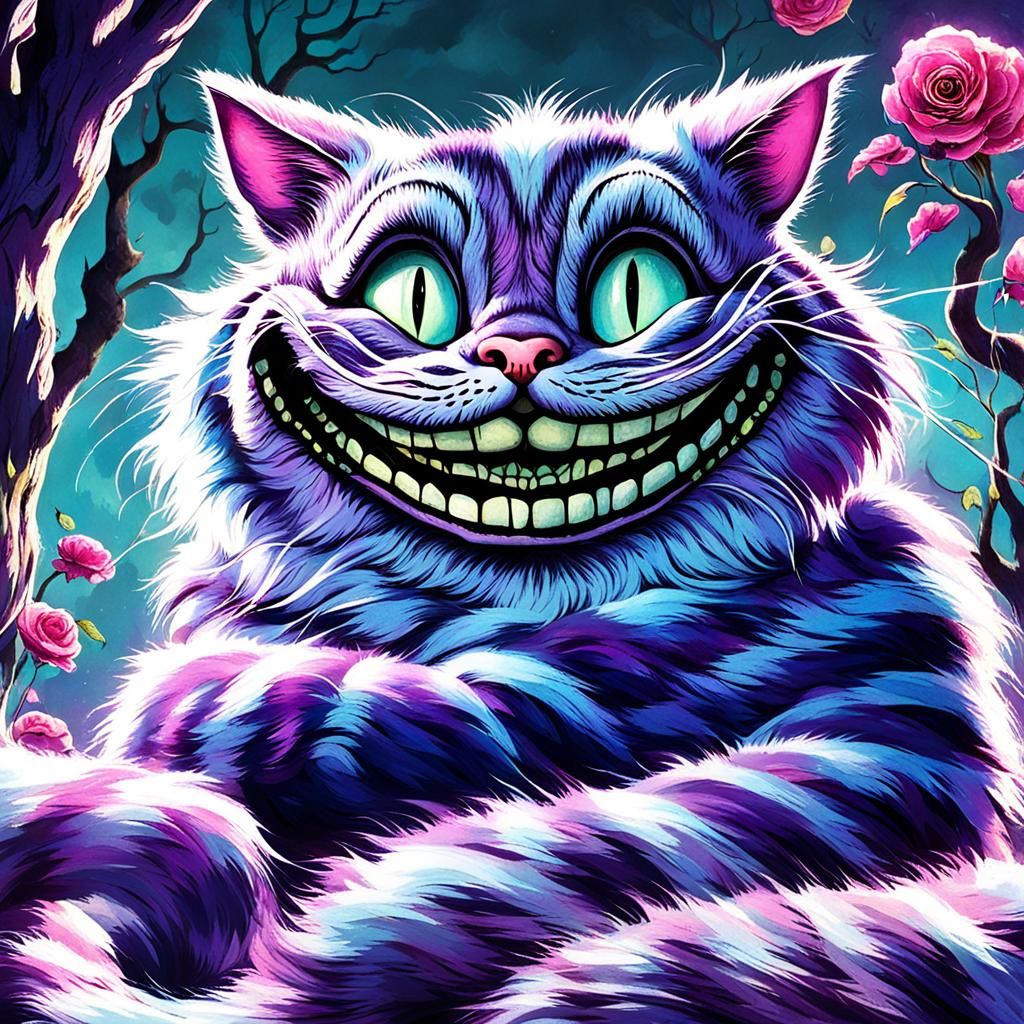 THE Cheshire Cat - AI Generated Artwork - NightCafe Creator