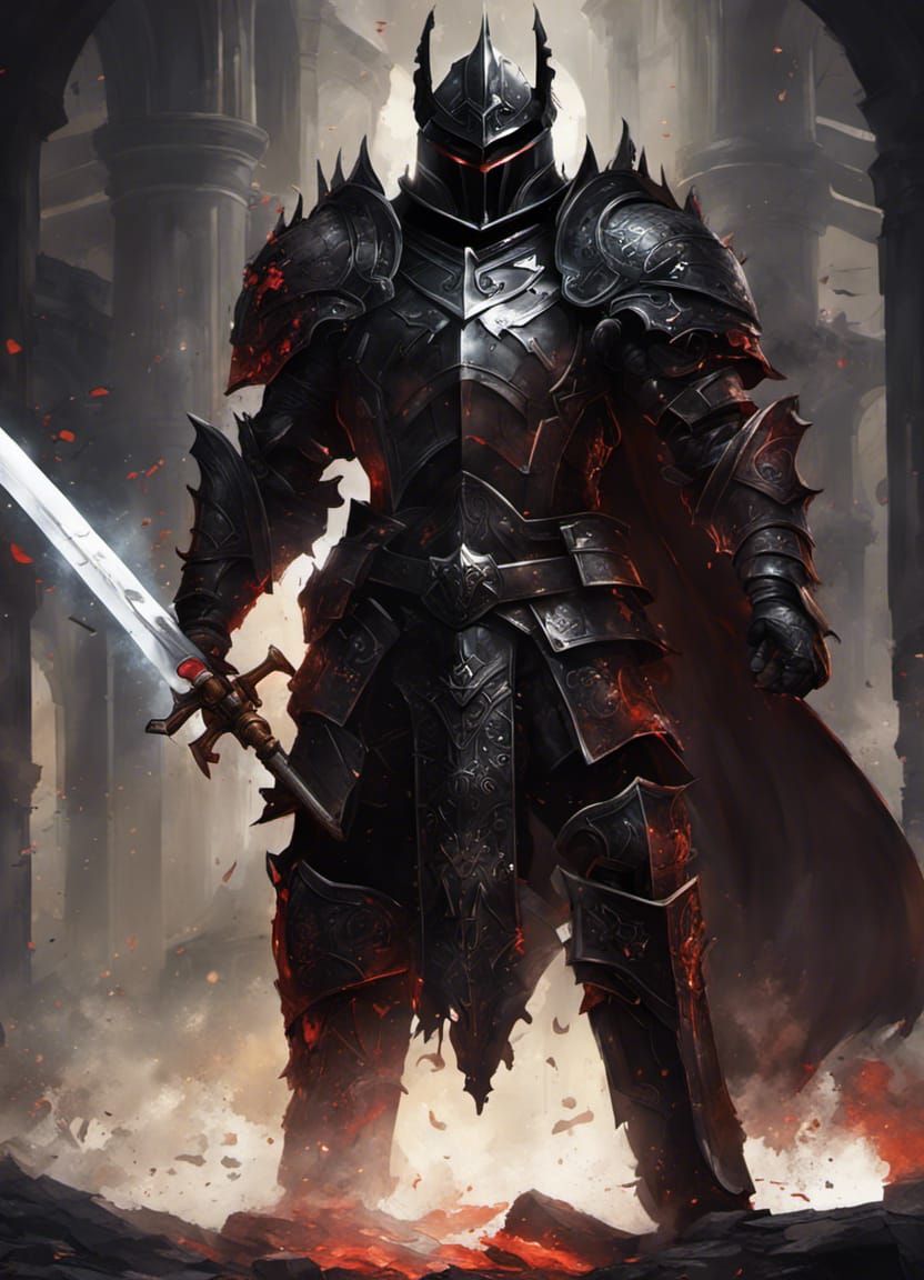 Black Knight - AI Generated Artwork - NightCafe Creator