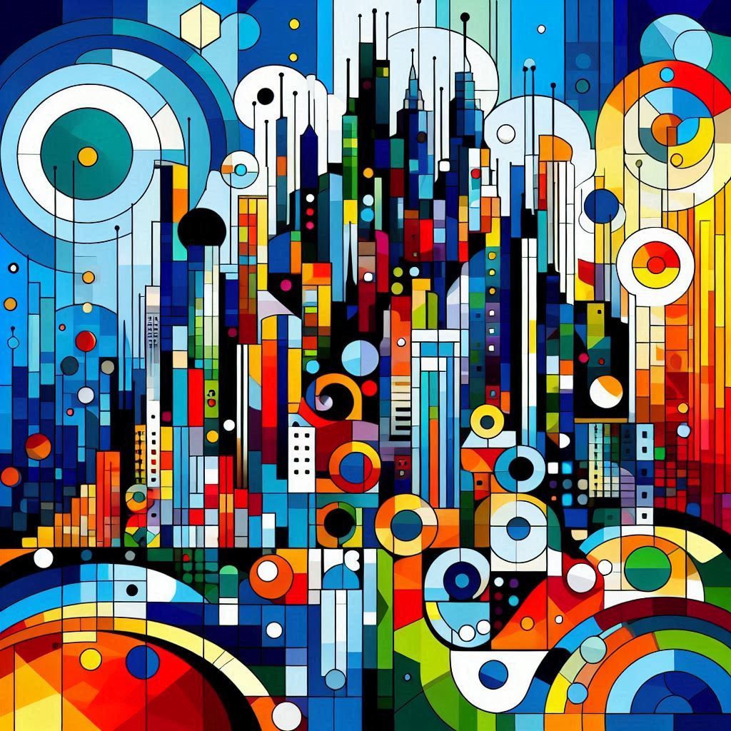 Abstract Representation of a City