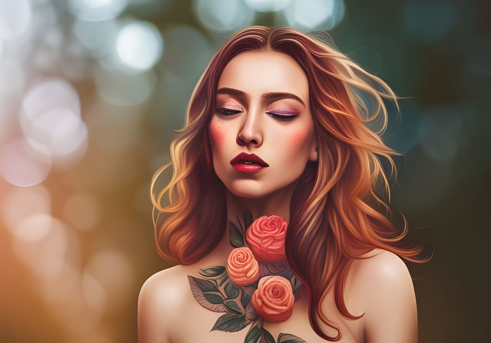 Flora AI Generated Artwork NightCafe Creator flora-ai-generated-artwork-nightcafe-creator