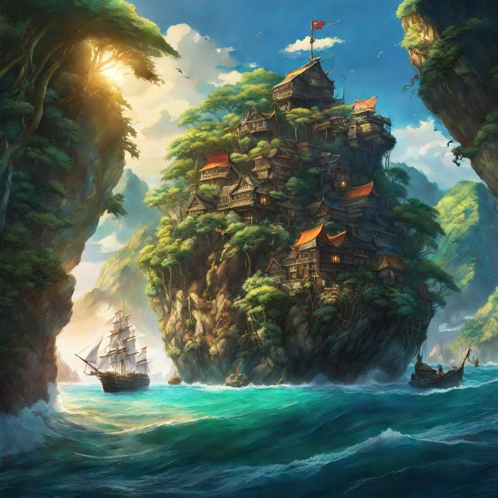 Pirate Hideout  by @possom2009