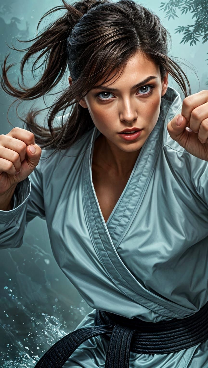 Karate Action Anna  by @Vic Dillinger