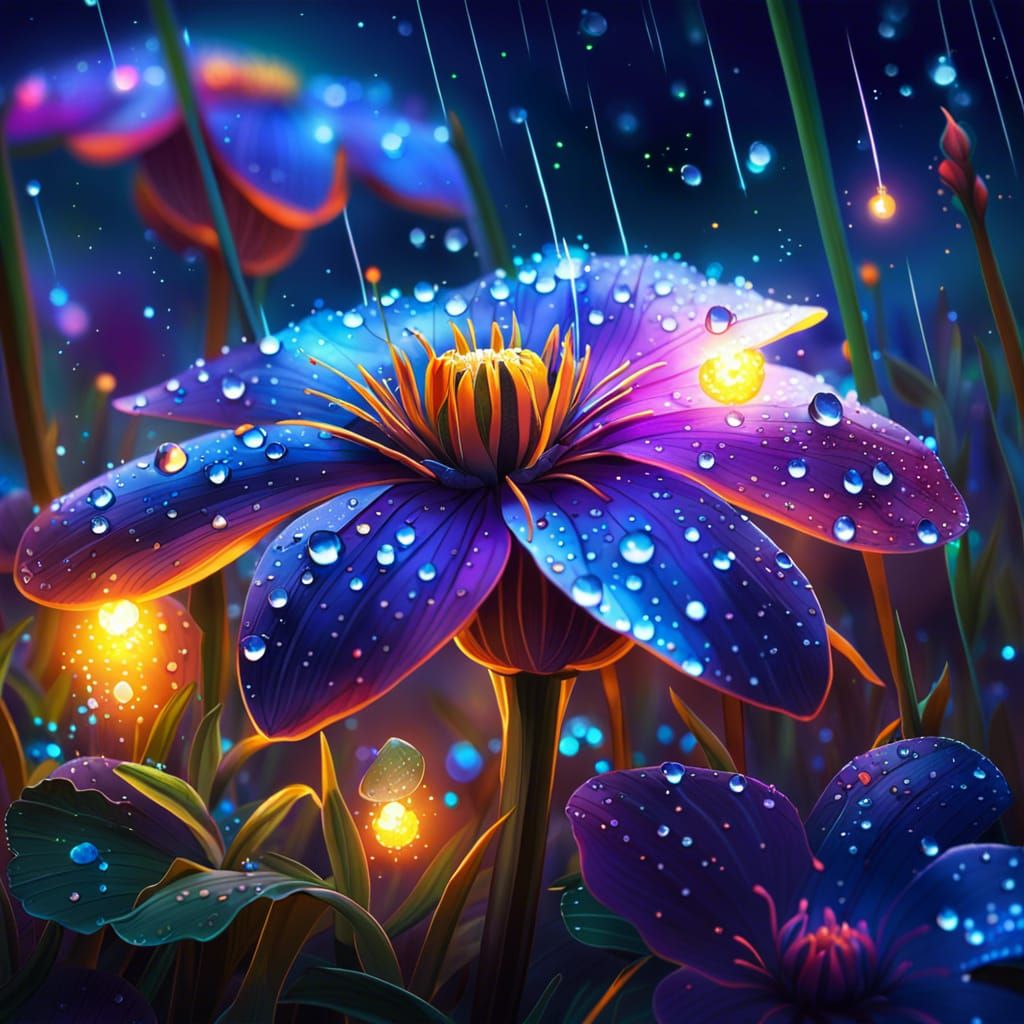 Fireflies Rain  by @Shelly
