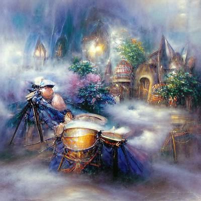 Ethereal Drummer of the Midnight Wind
