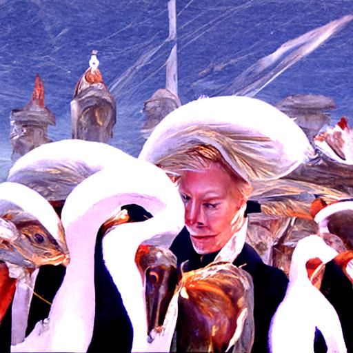 tilda swinton and her swan army