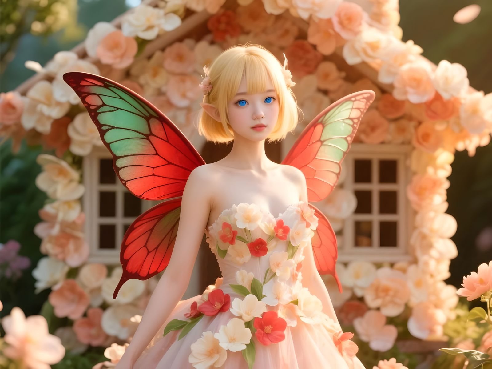 「光の花の妖精」Hikari no Hana no Yōsei - Fairy of Luminous Flowers