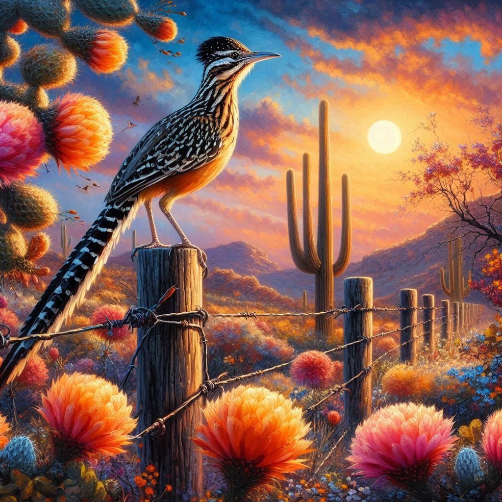 Roadrunner enjoying the view