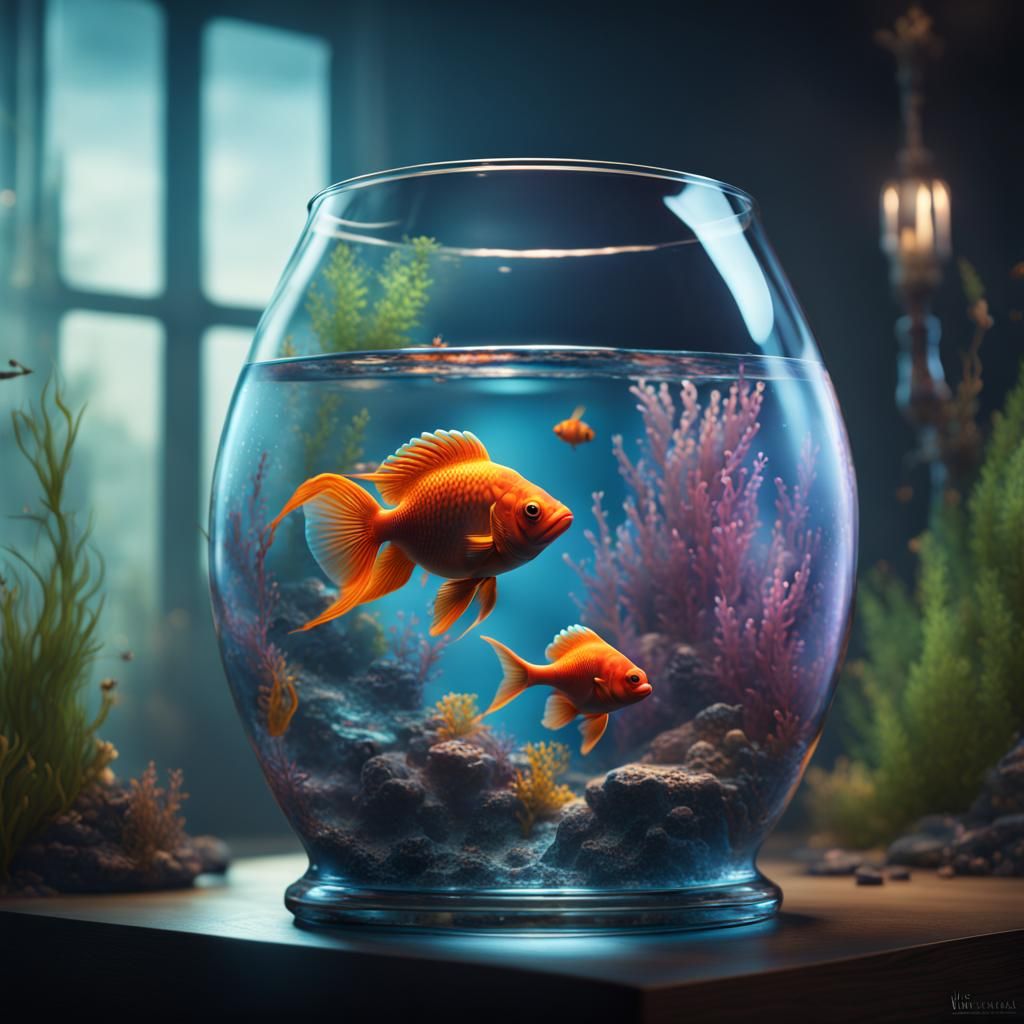 Fish Tank - AI Generated Artwork - NightCafe Creator