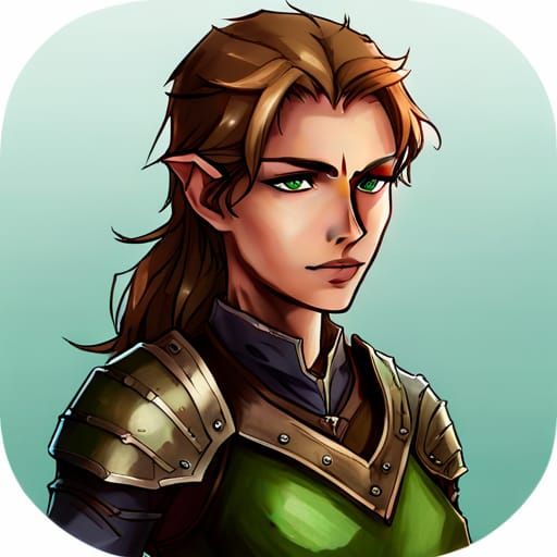 Female half elf ranger D&D 5e