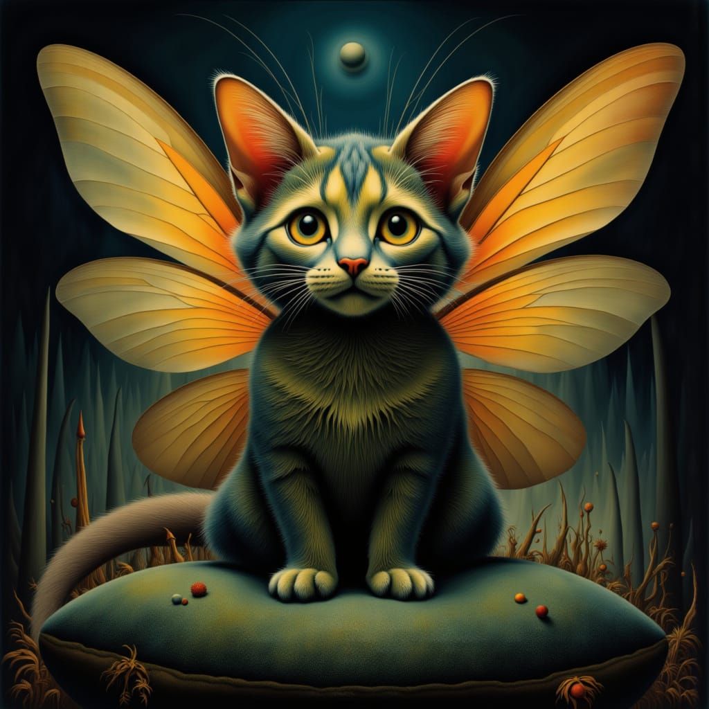 <lora:Fae 3:1.0> Cat