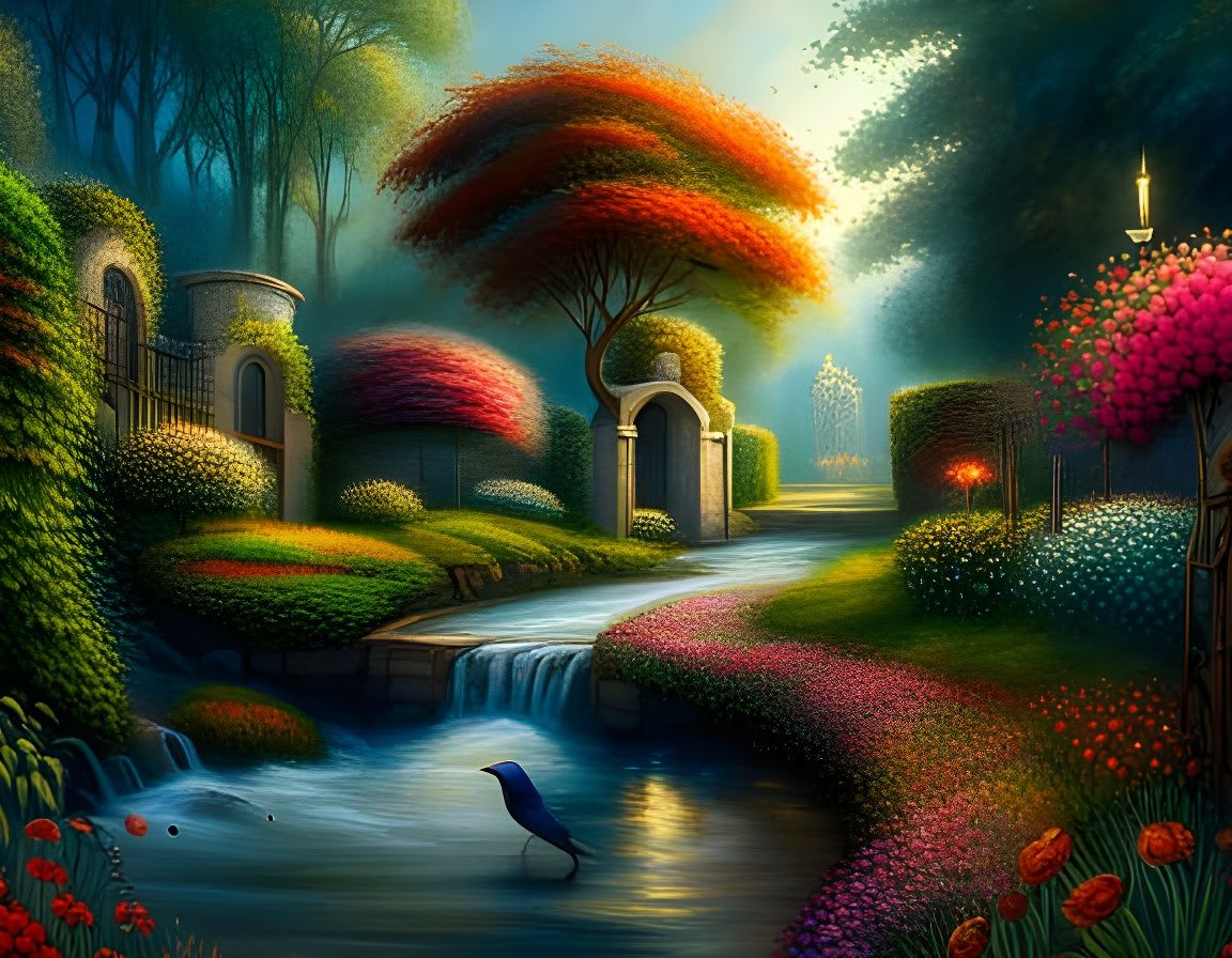 Enchanted Garden  by @YYZ-5050