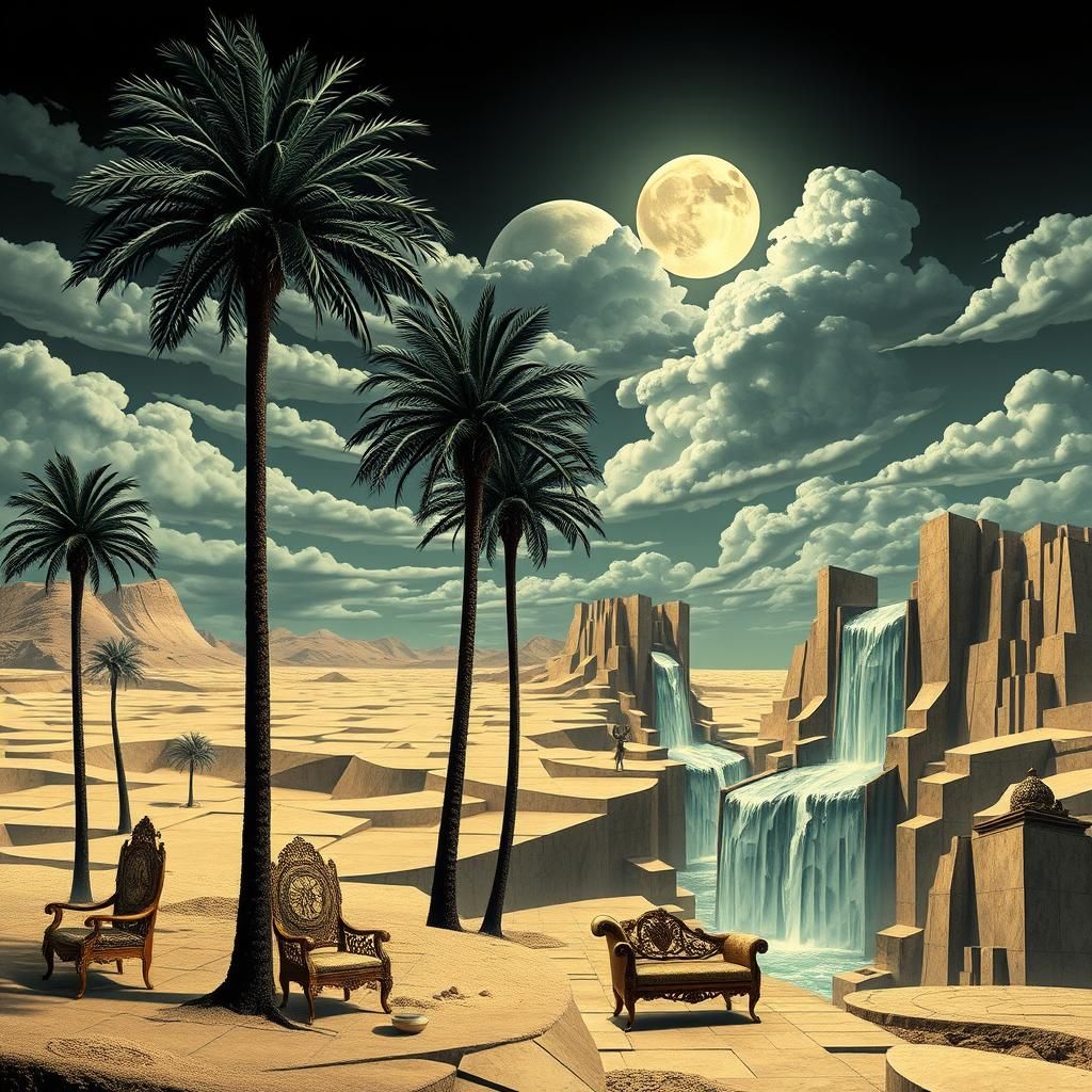 "Day for Night" 🌕⛱️