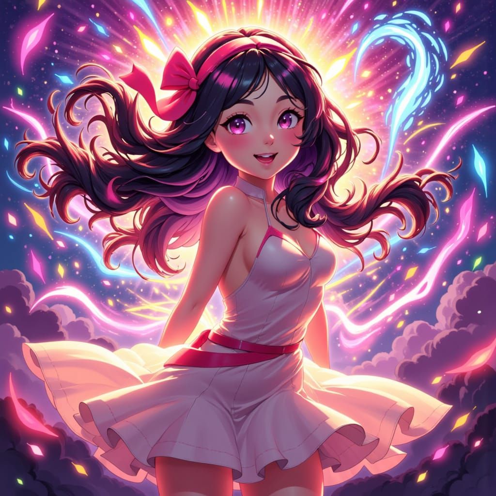 Anna Illustrious Cover image she shines bright <lora:Anna Illustrious:1.0>