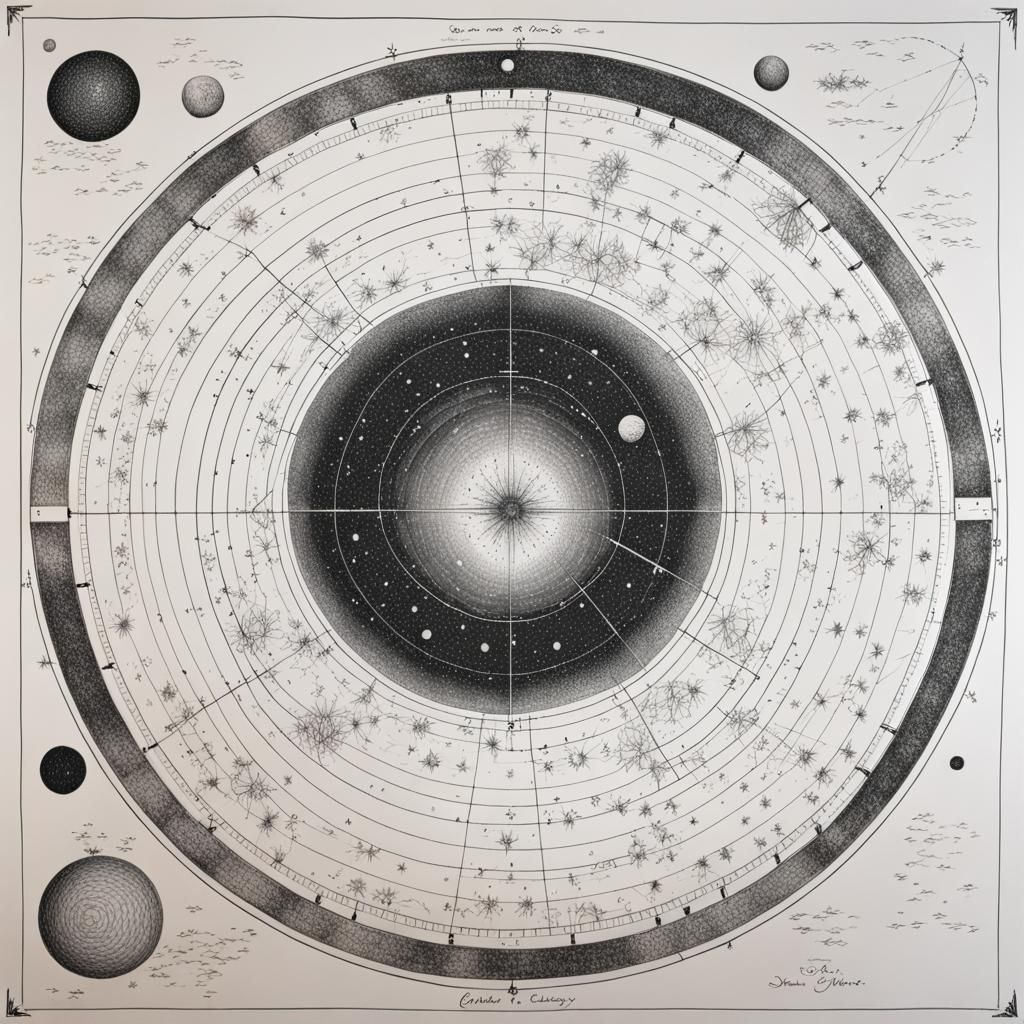 Star chart - AI Generated Artwork - NightCafe Creator