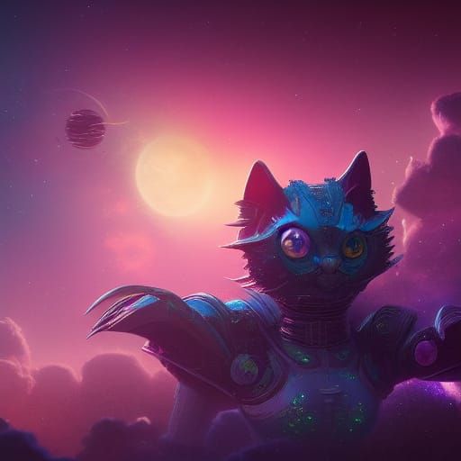 space kitten