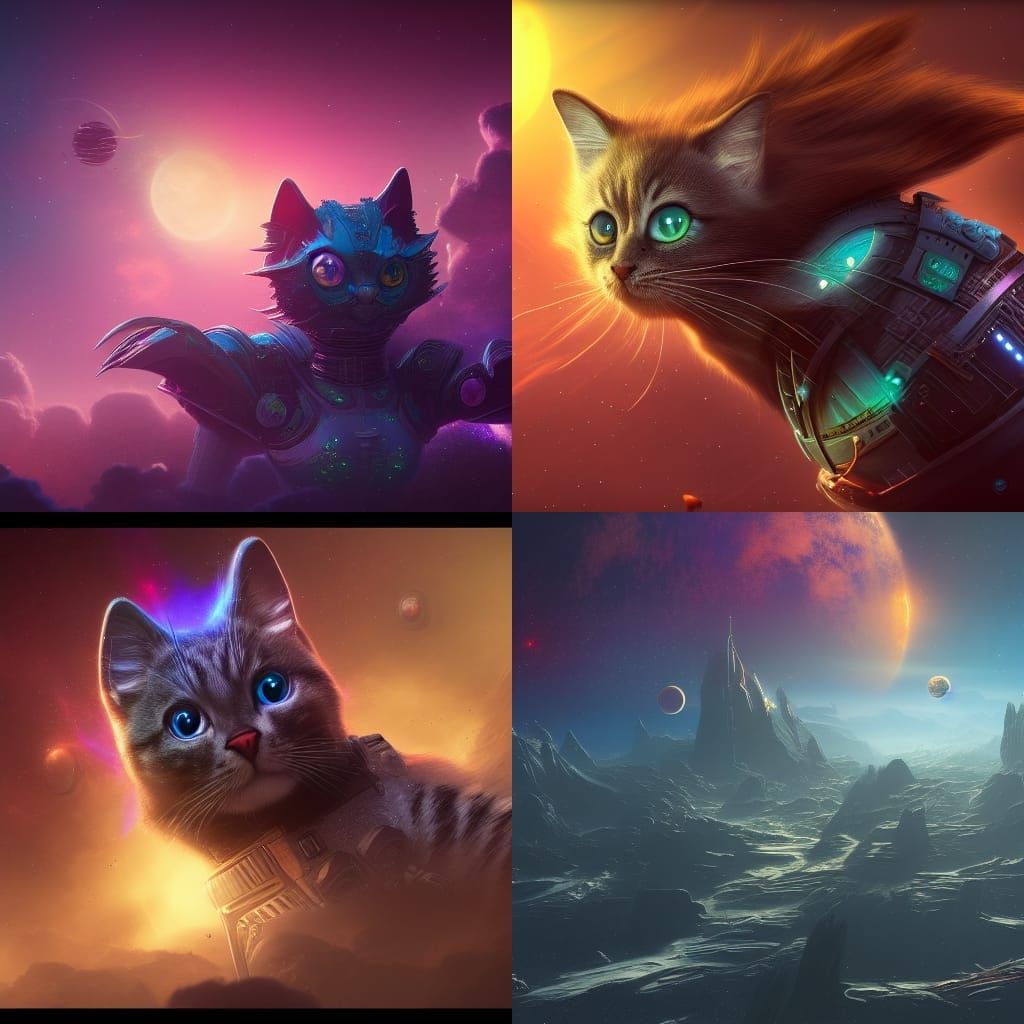 space kitten
