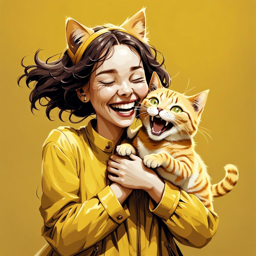 Something was hilarious  by @Erica