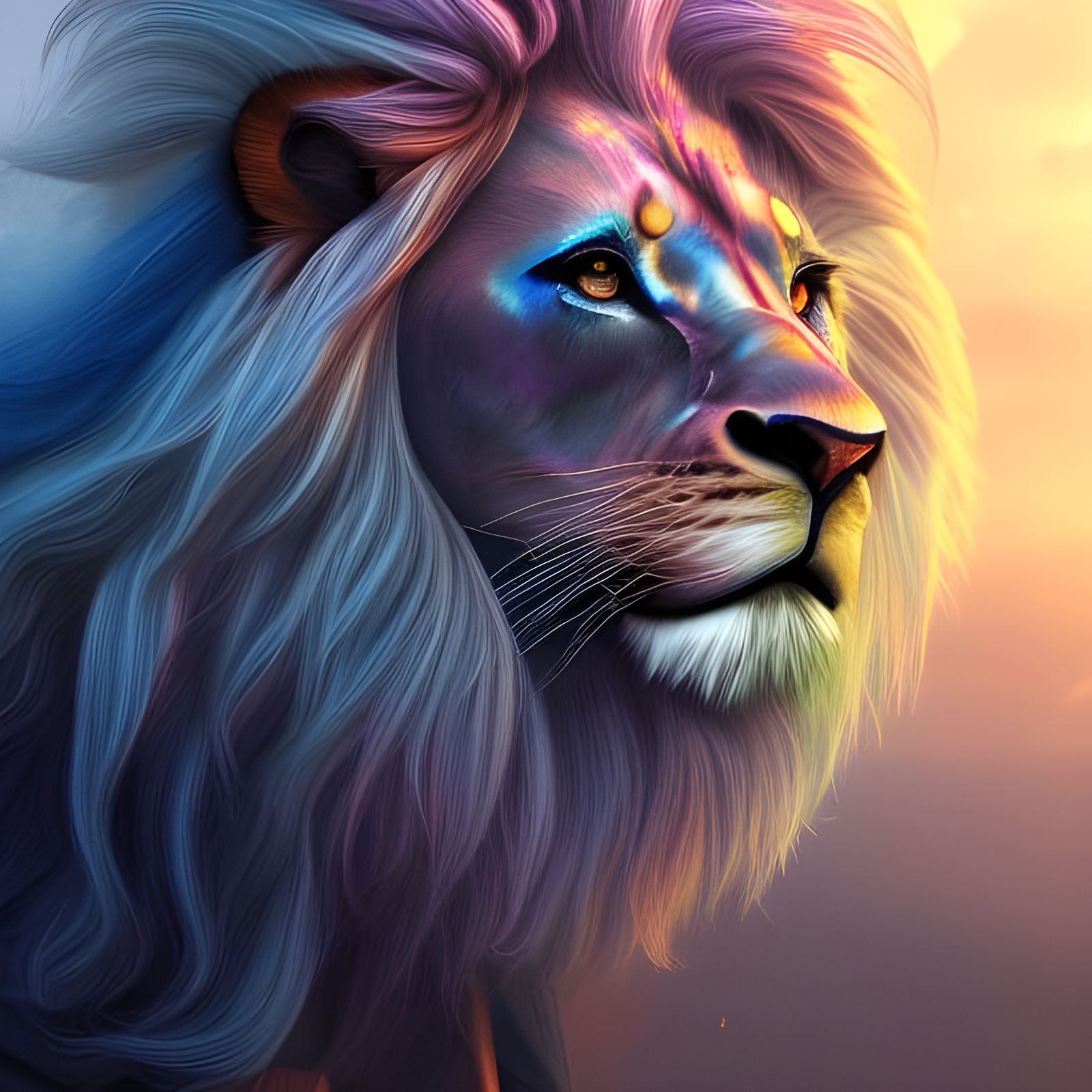 Lion - AI Generated Artwork - NightCafe Creator