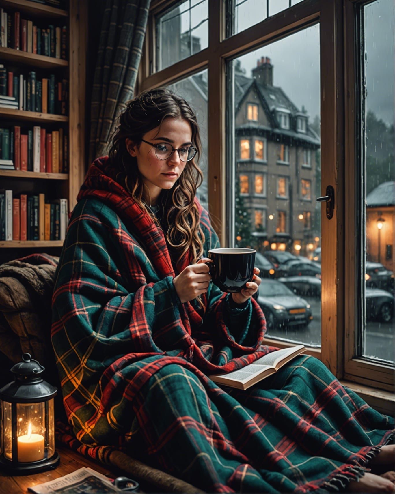 The perfect way to spend a rainy day  by @Noquelle