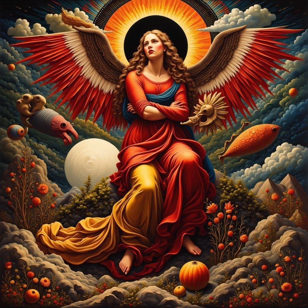 <lora:RichColorFlux:1.0> Sandro Botticelli :: intricate motifs perfect composition insanely-detailed extreme-detailed hyper-detailed volumet...