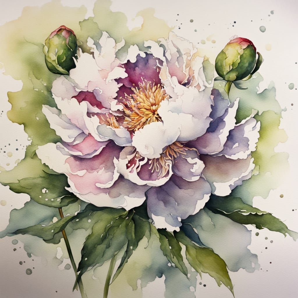 abstract wind anemone