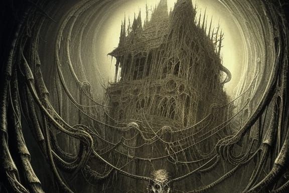intricately detailed apparition!!! inside_a twisted haunted ...