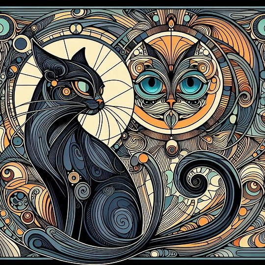 I hear the cat meowr