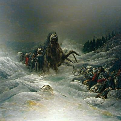 Dämonen auf dem Weg zu Menschen