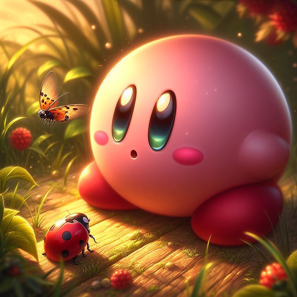 How Kirby Curiously Watches Tiny Critters
