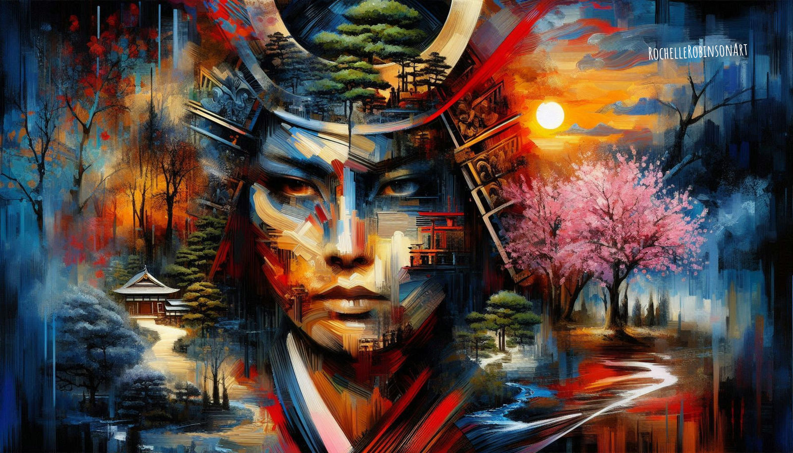 Female Samurai - Yakuza Art